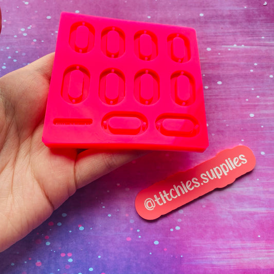 Chain Links Cab and Earring Mould