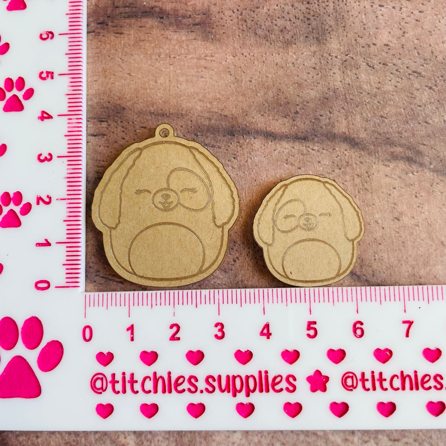 Squishie Puppy Earring Mould