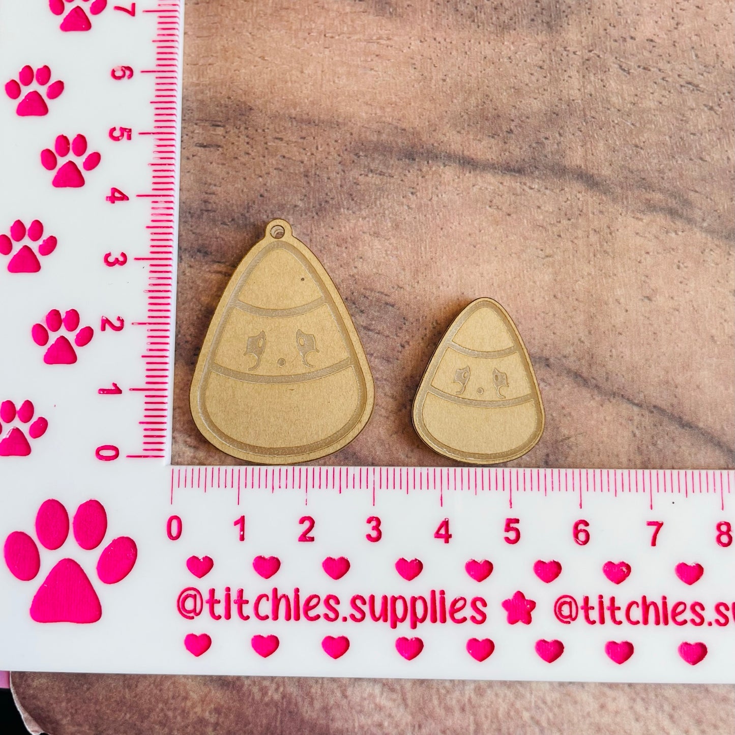 Kawaii Candy Corn Earring Mould