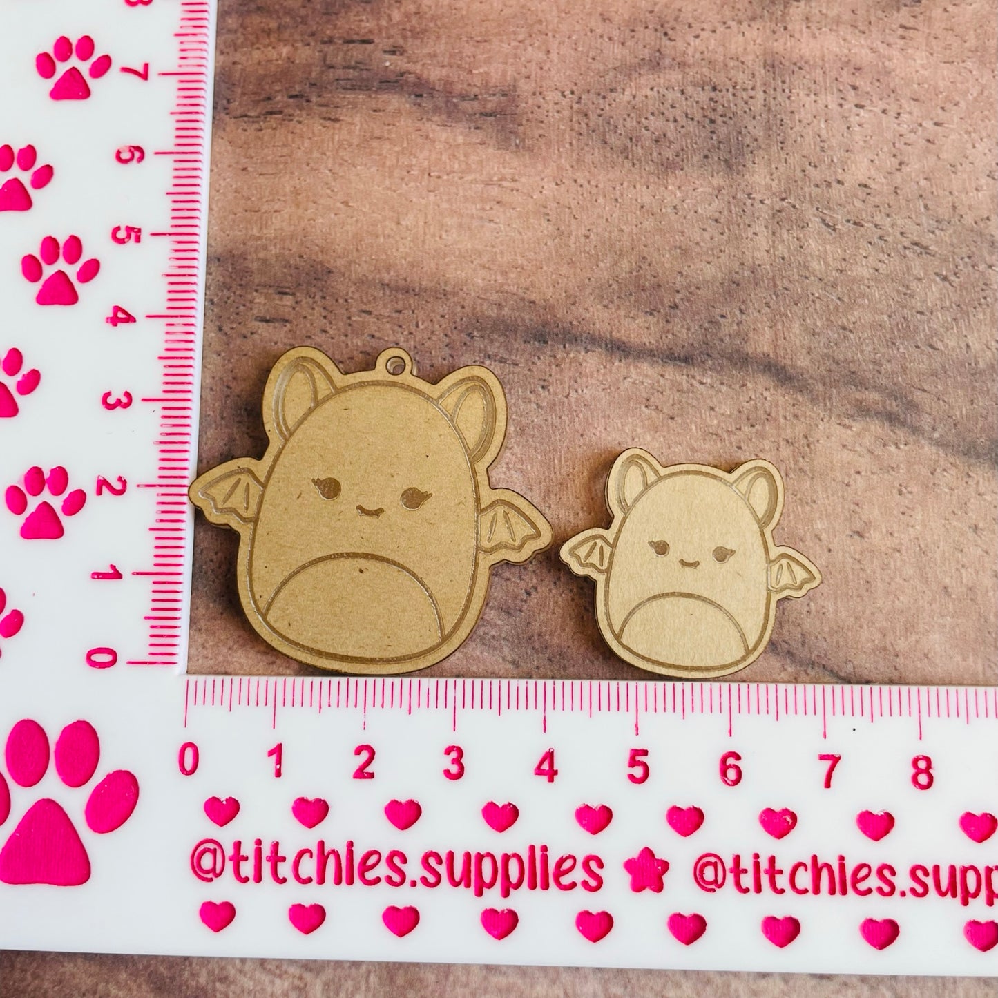 Squishie Bats Earring Mould