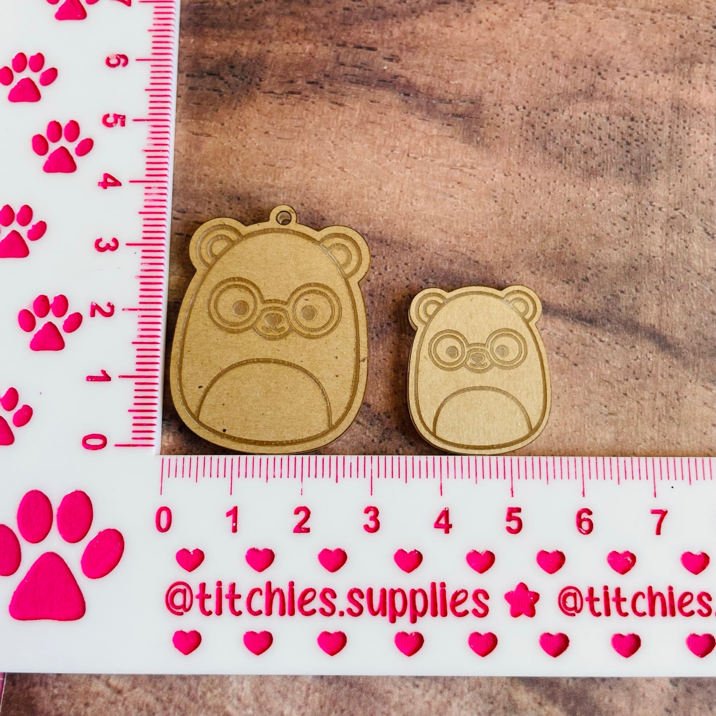 Squishie Panda Earring Mould