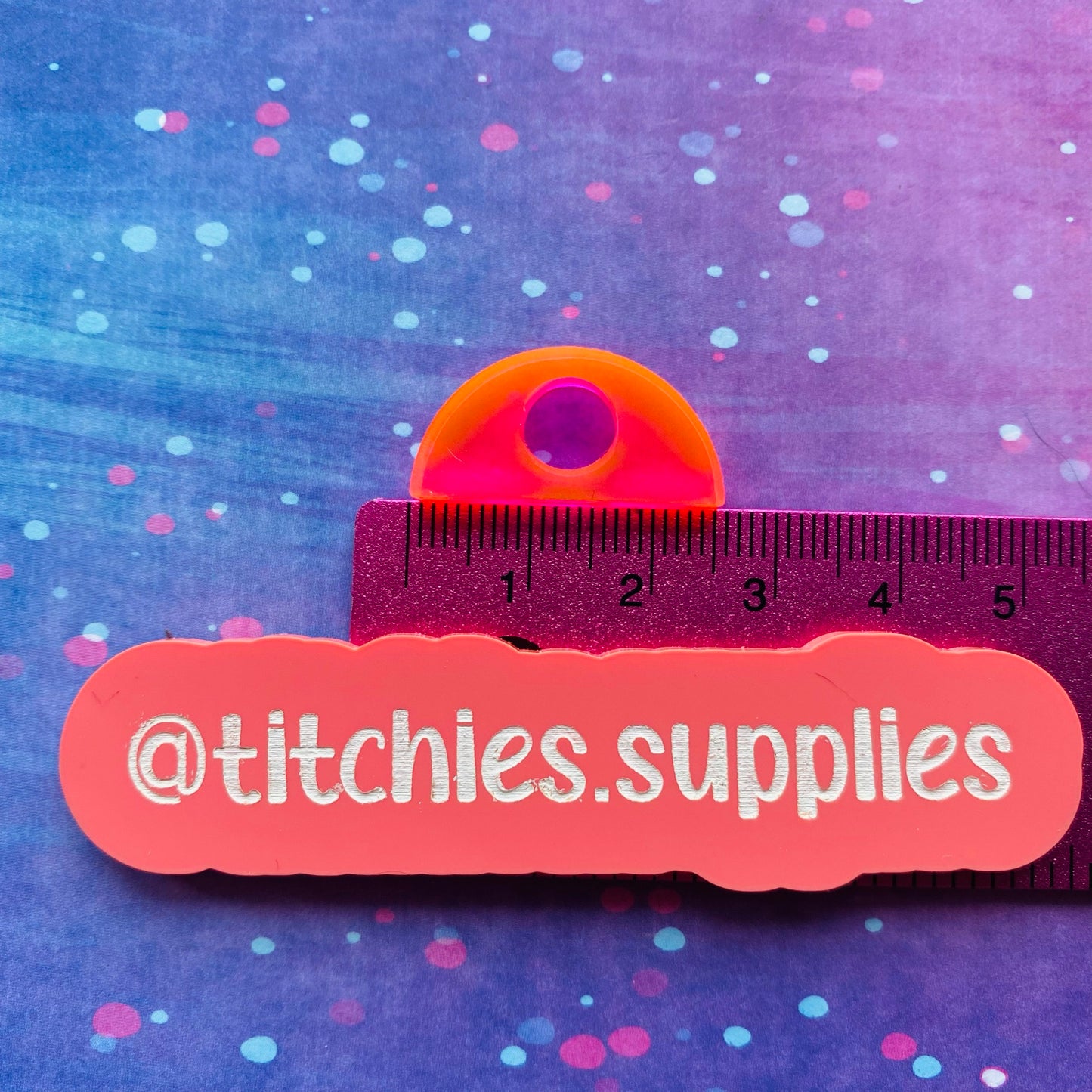 Single Sided Straw Topper Adapter Mould, 6mm Thick