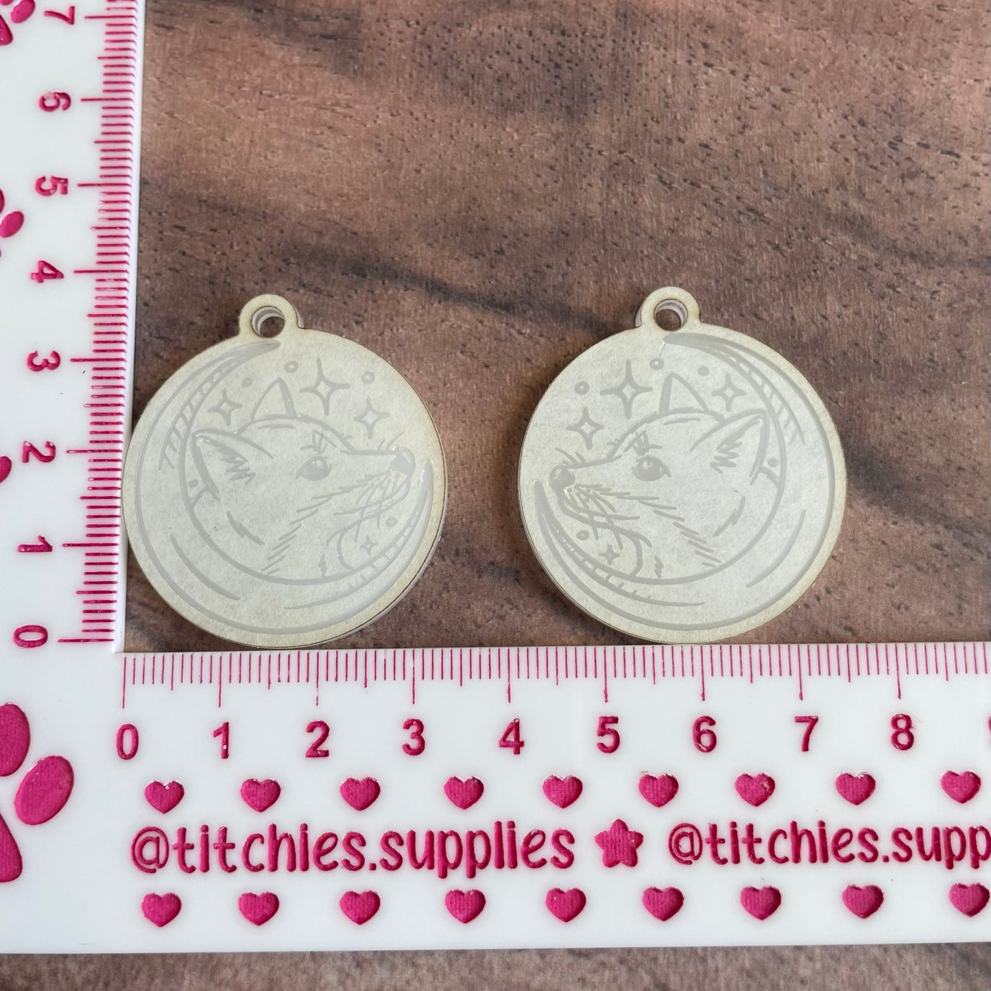 Mystic Fox Moon Earring Mould