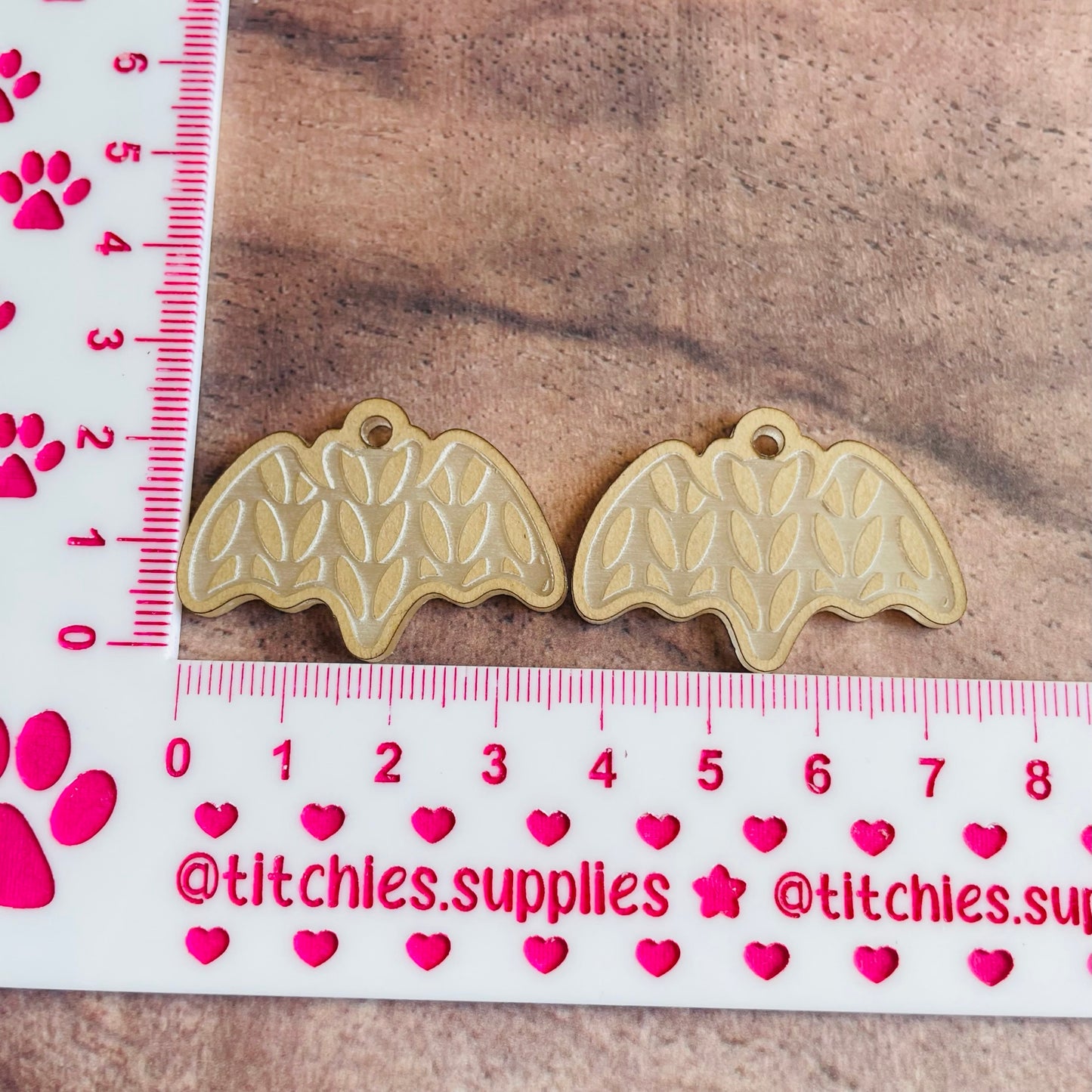 Knitted Bats Earring Mould