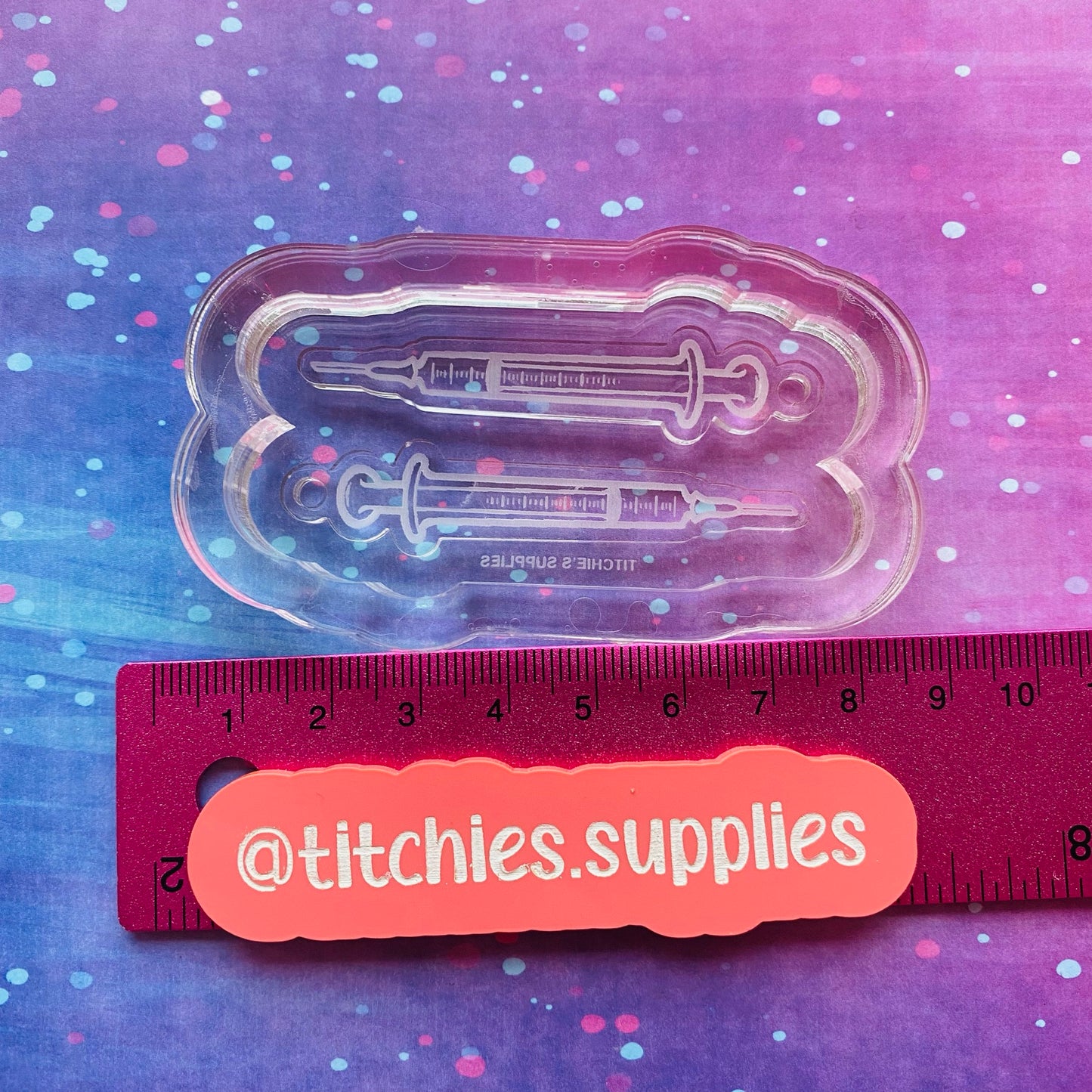 Syringe Earring Mould