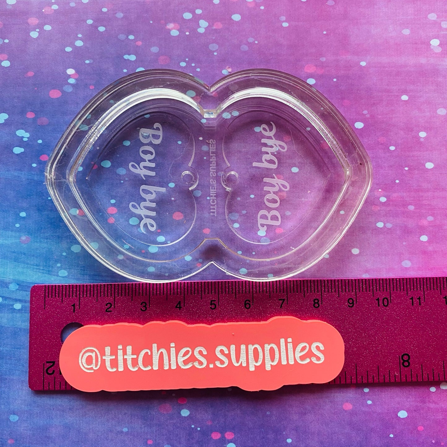 Boy Bye Heart Earring Mould