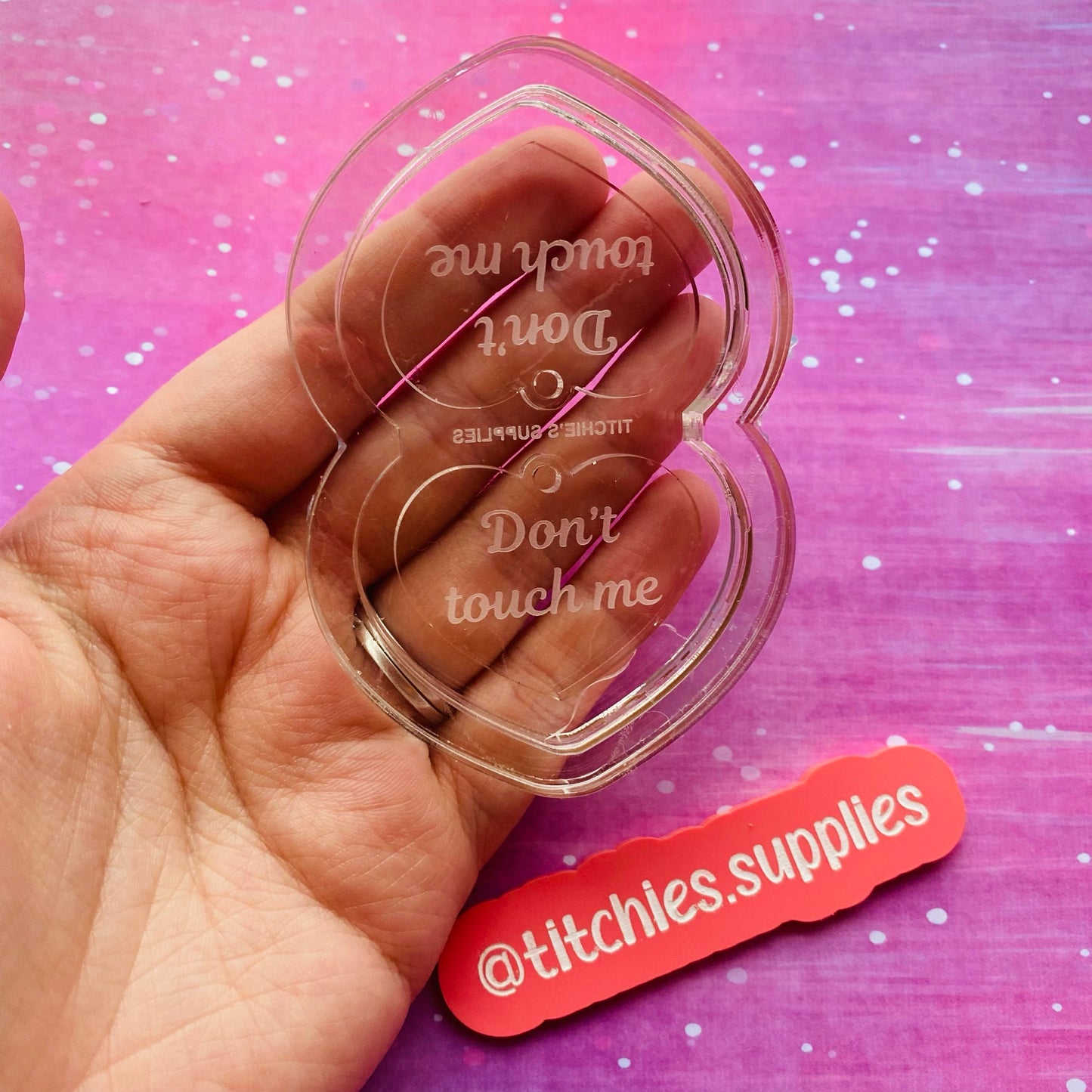 Don't Touch Me Heart Earring Mould