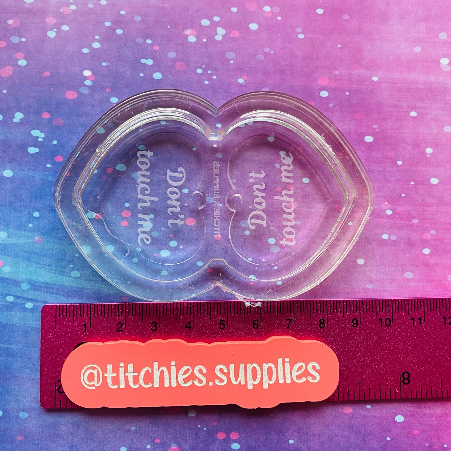 Don't Touch Me Heart Earring Mould