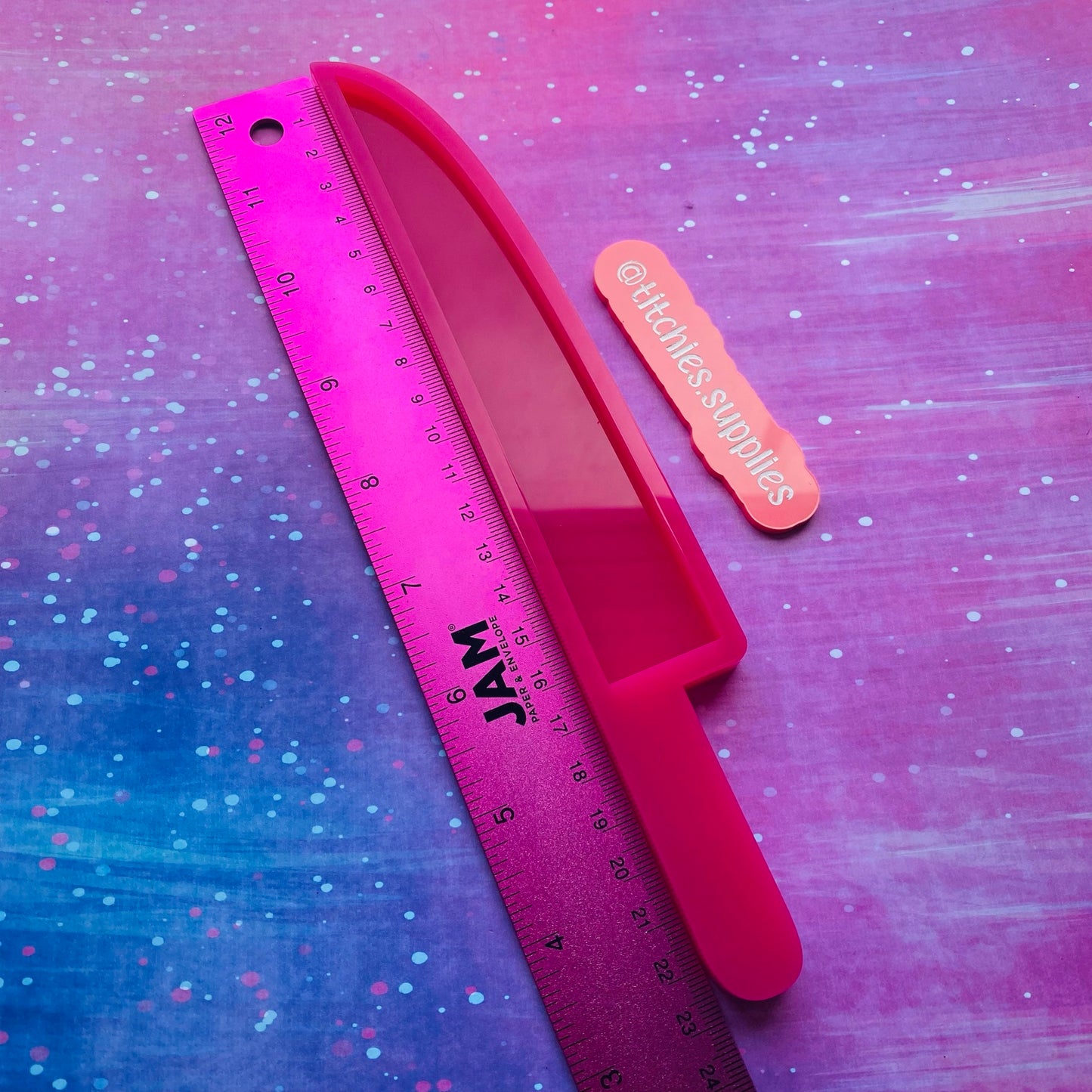 Large Knife Shaker Mould Plain Handle