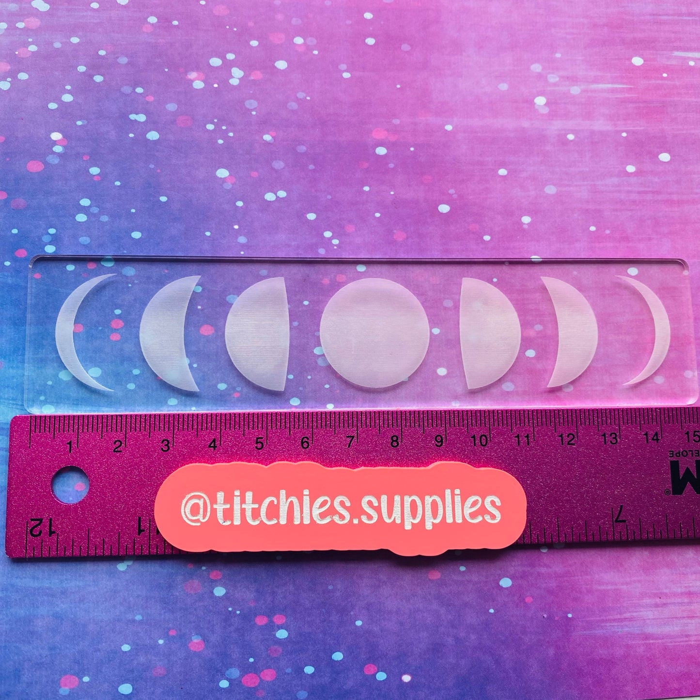 Moon Phase Bookmark Mould