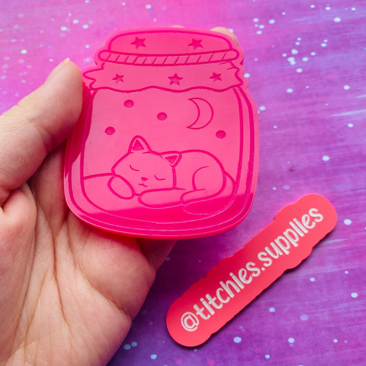 Cat Jar Mould, 5mm Thick