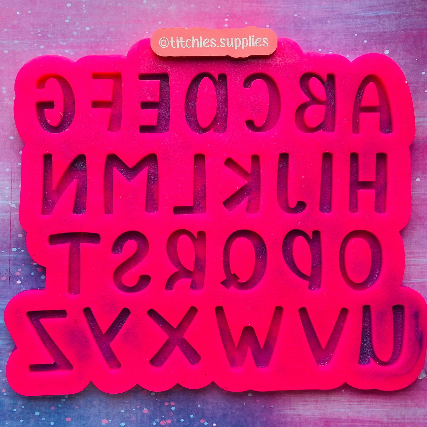 Full Alphabet Mould