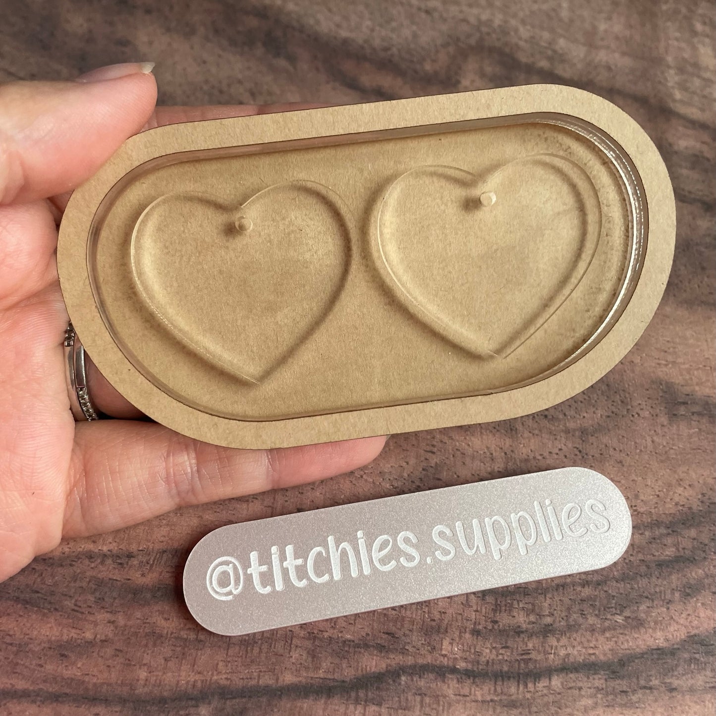 Plain Hearts Earring Mould