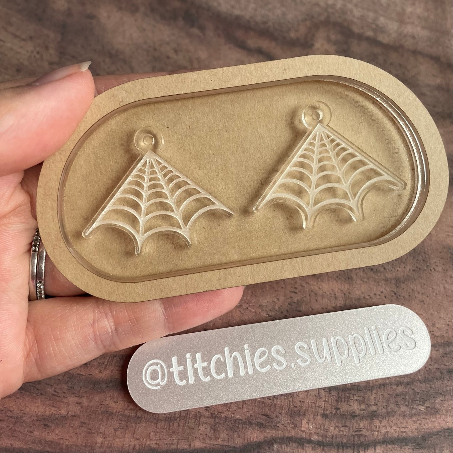 Corner Webs Earring Mould
