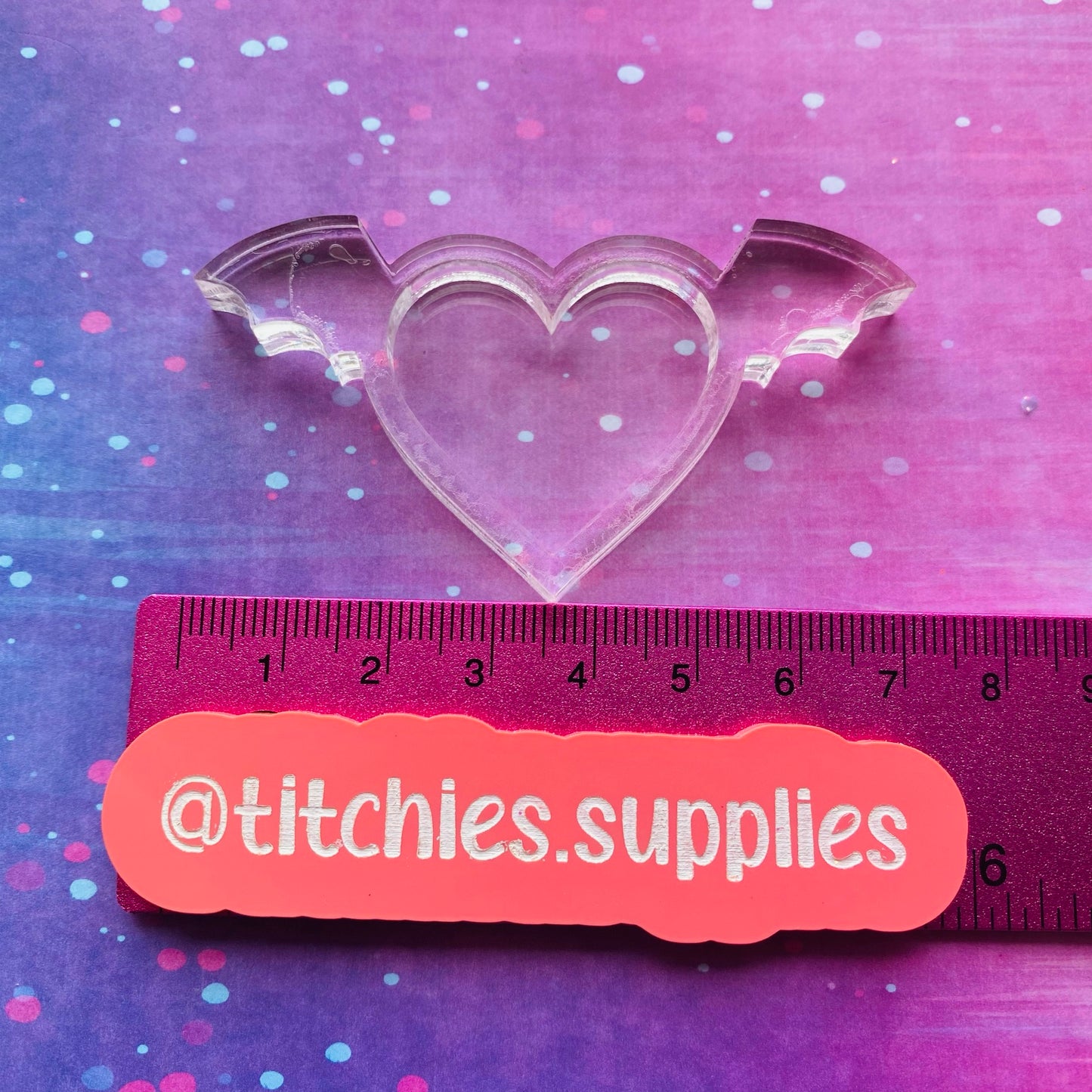 Bat Wing Heart Shaker Mould