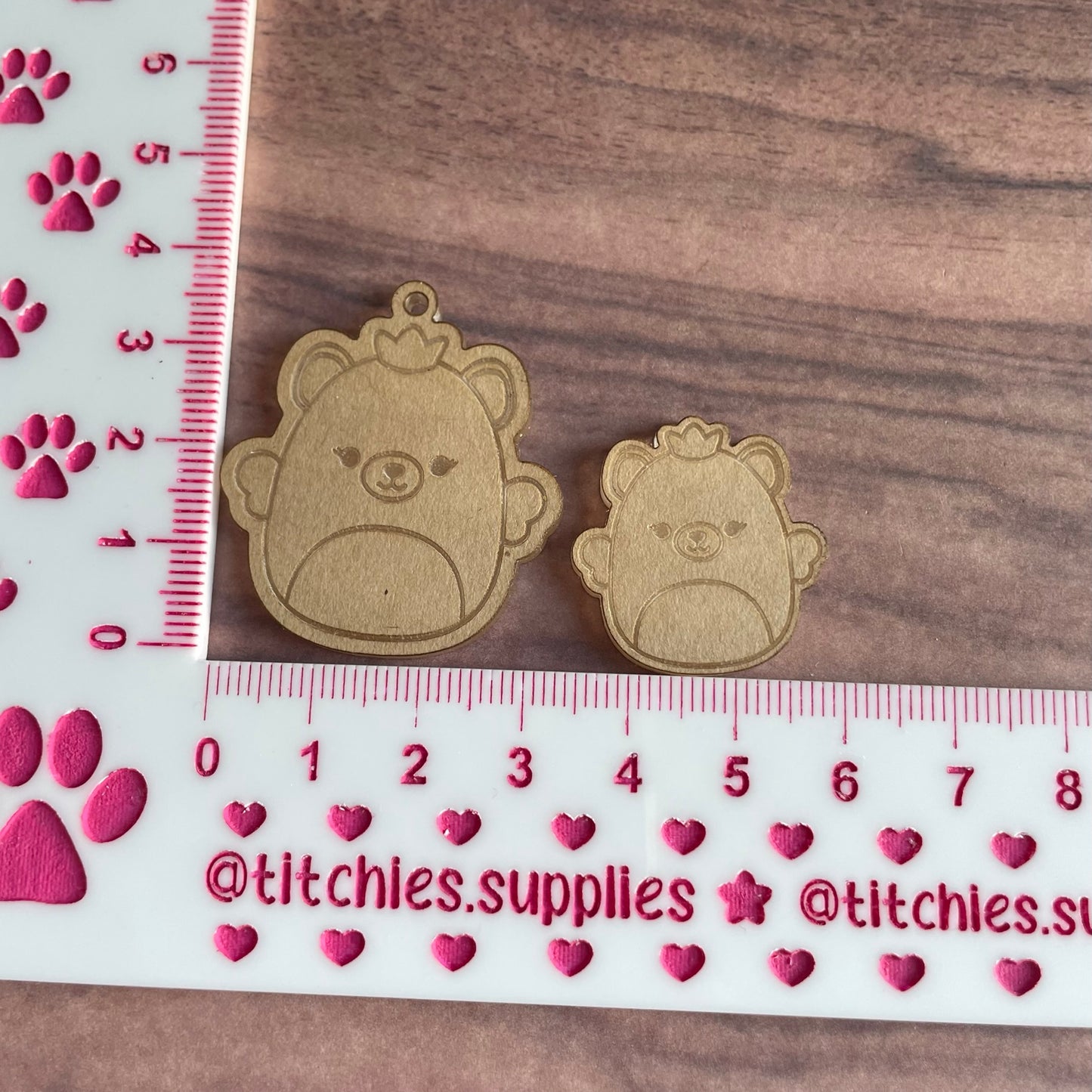 Squishie Queen Fairy Bear Earring Mould