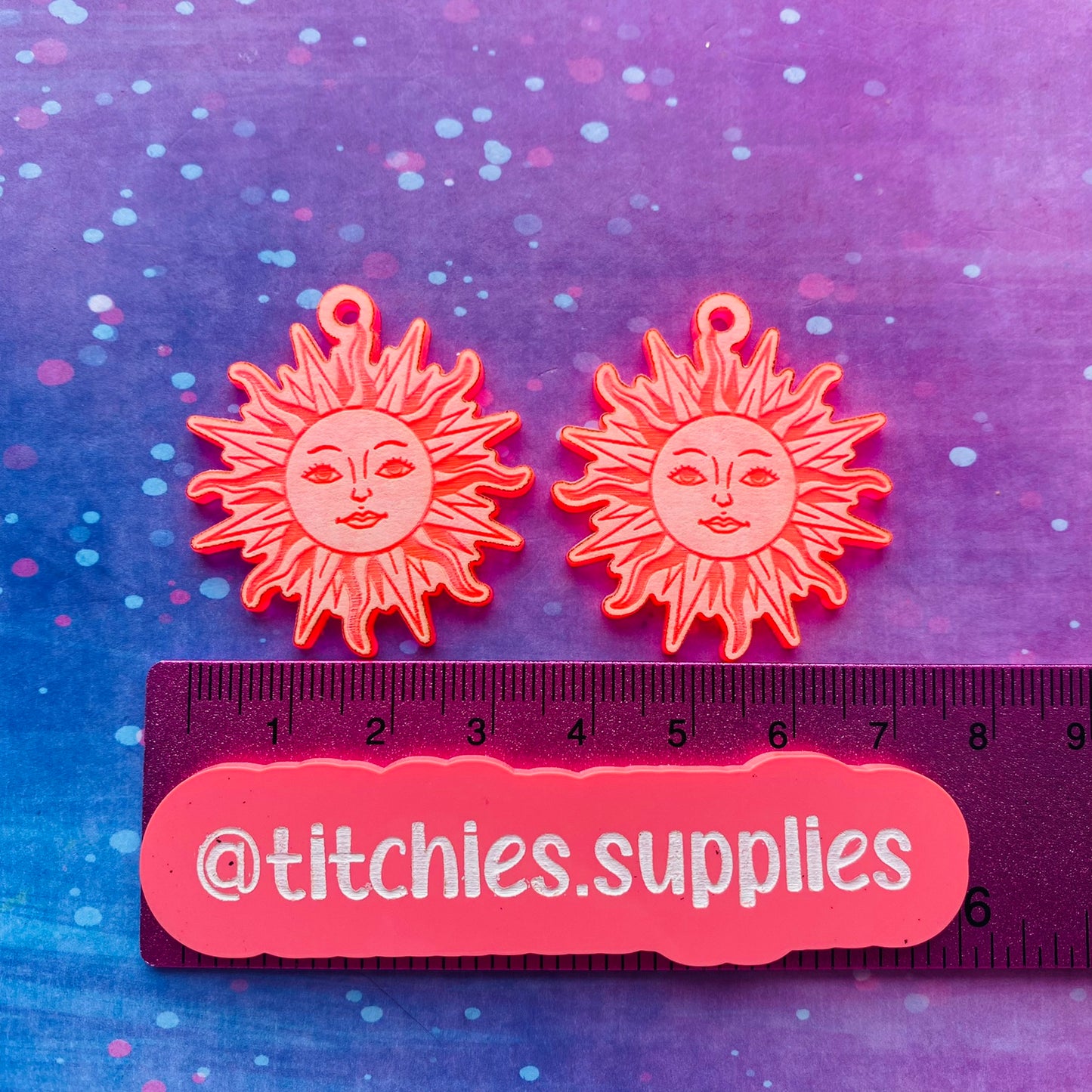 Sun Face Earring Mould