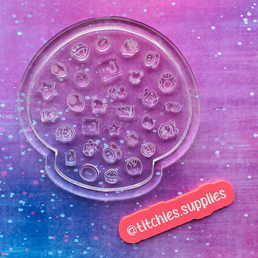 Mini Studs/Shaker Filler Character Palette Mould