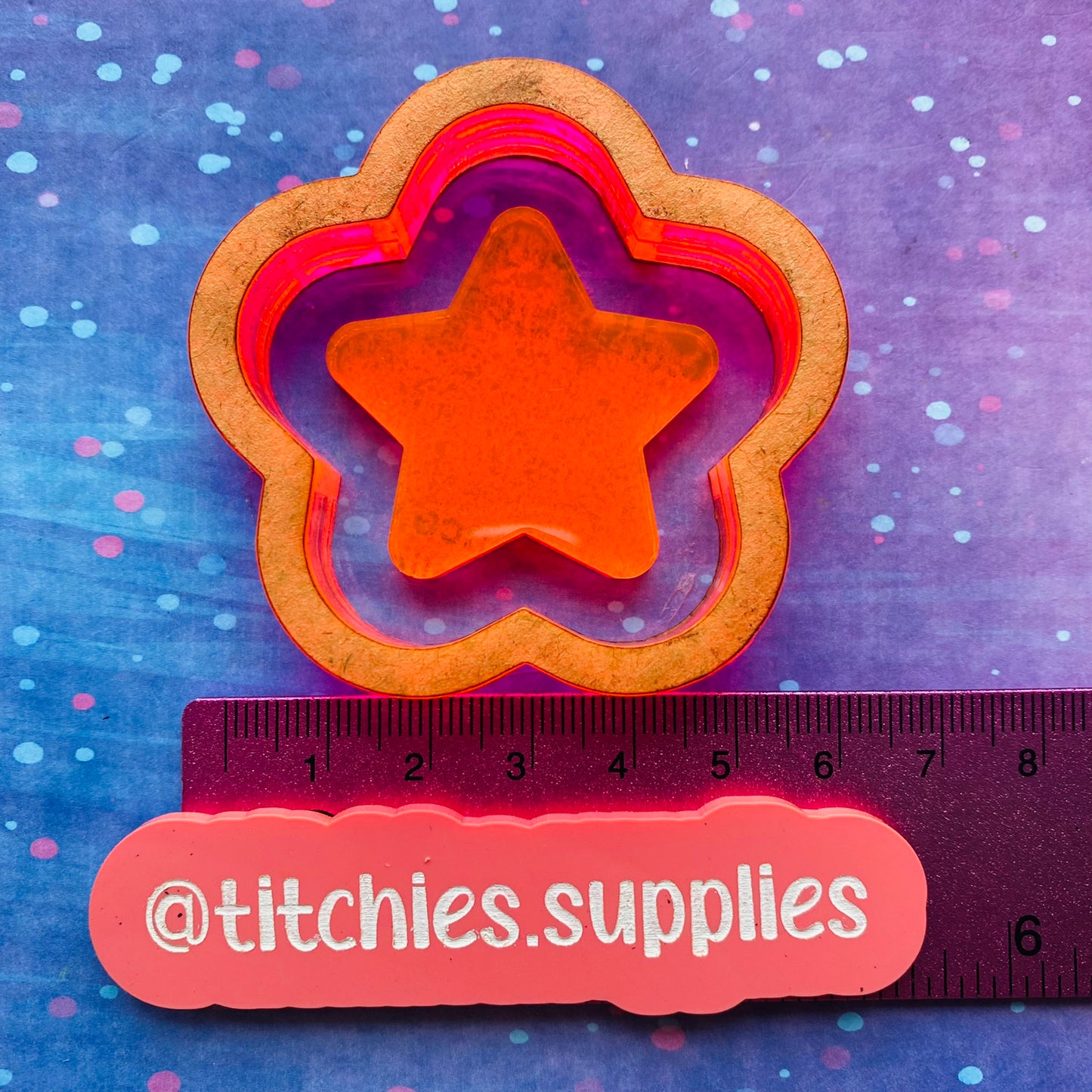 Chubby Plain Star Cab Mould, 6mm Thick