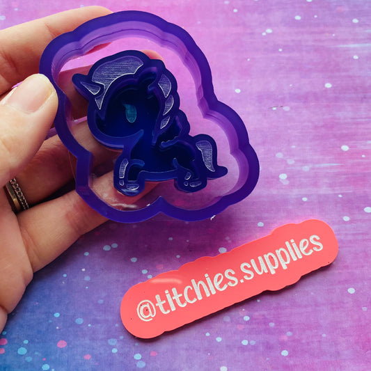 Kawaii Unicorn Shaker Mould
