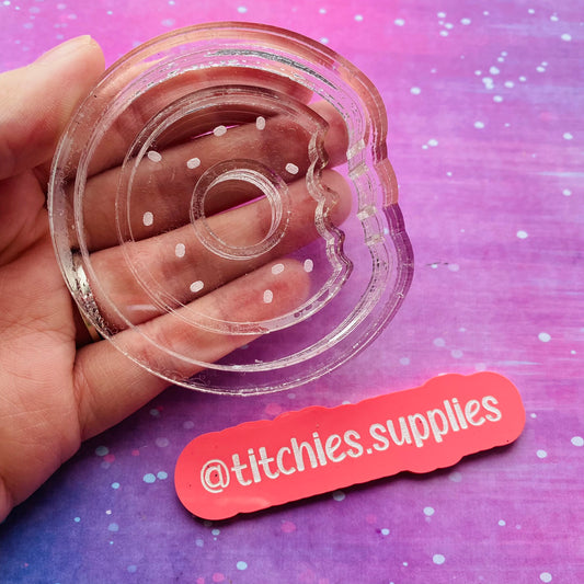Large Bitten Doughnut Shaker Mould