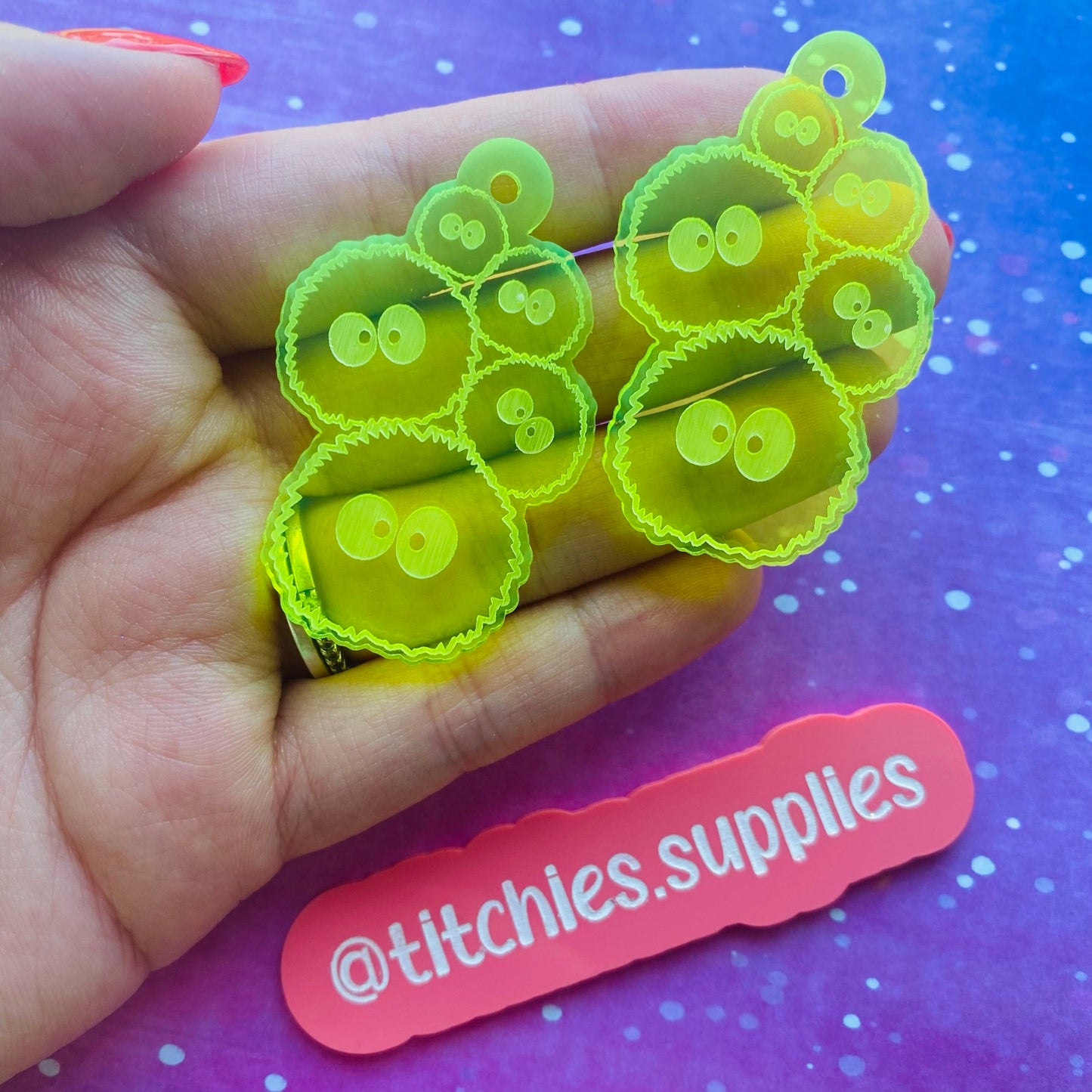 Fuzzy Pile Earring Mould