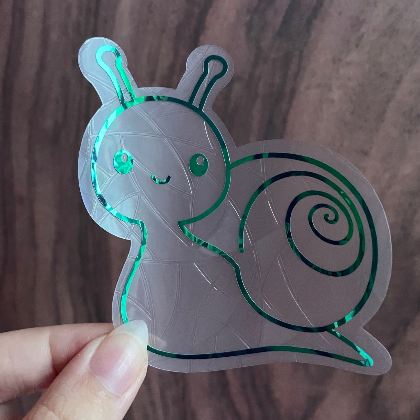 Cute Snail Rainbow Maker Window Sticker