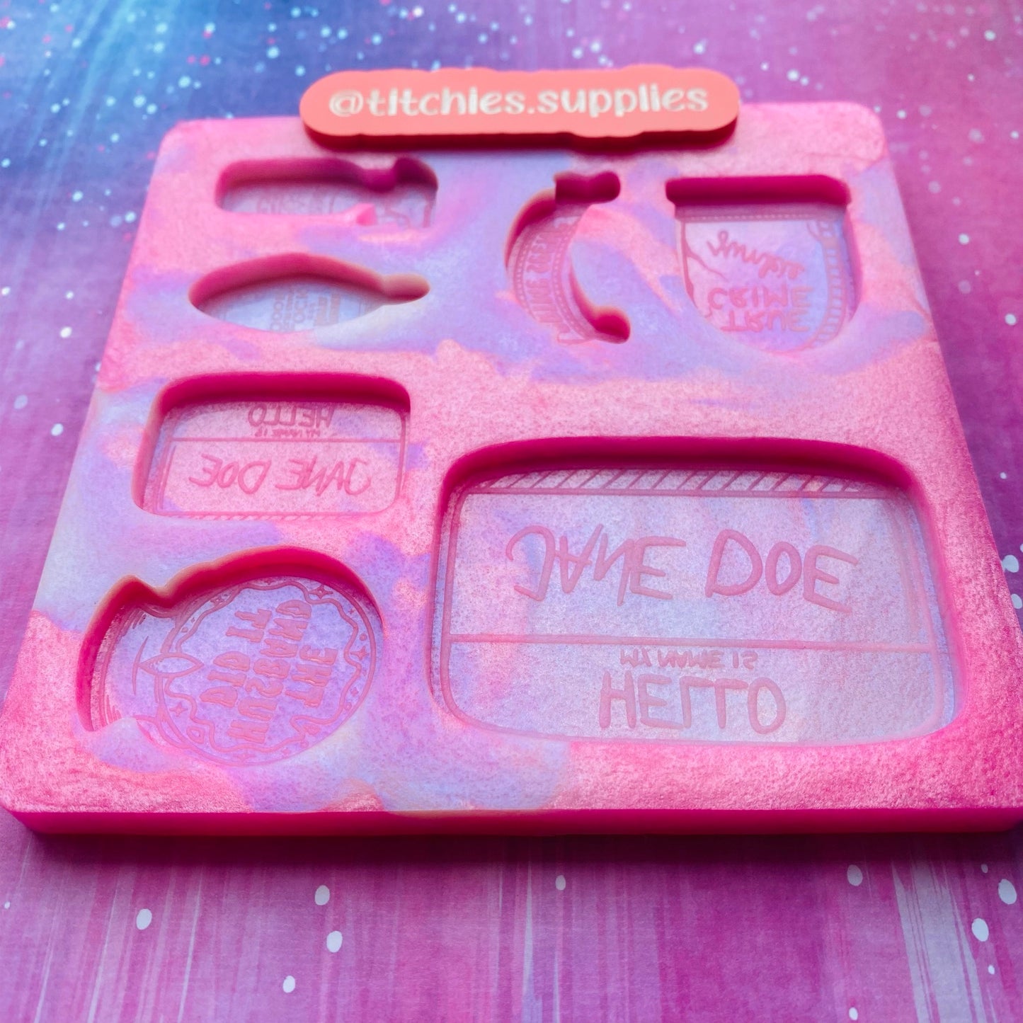 True Crime Mould Collection - Choose The Design, 5mm Thick