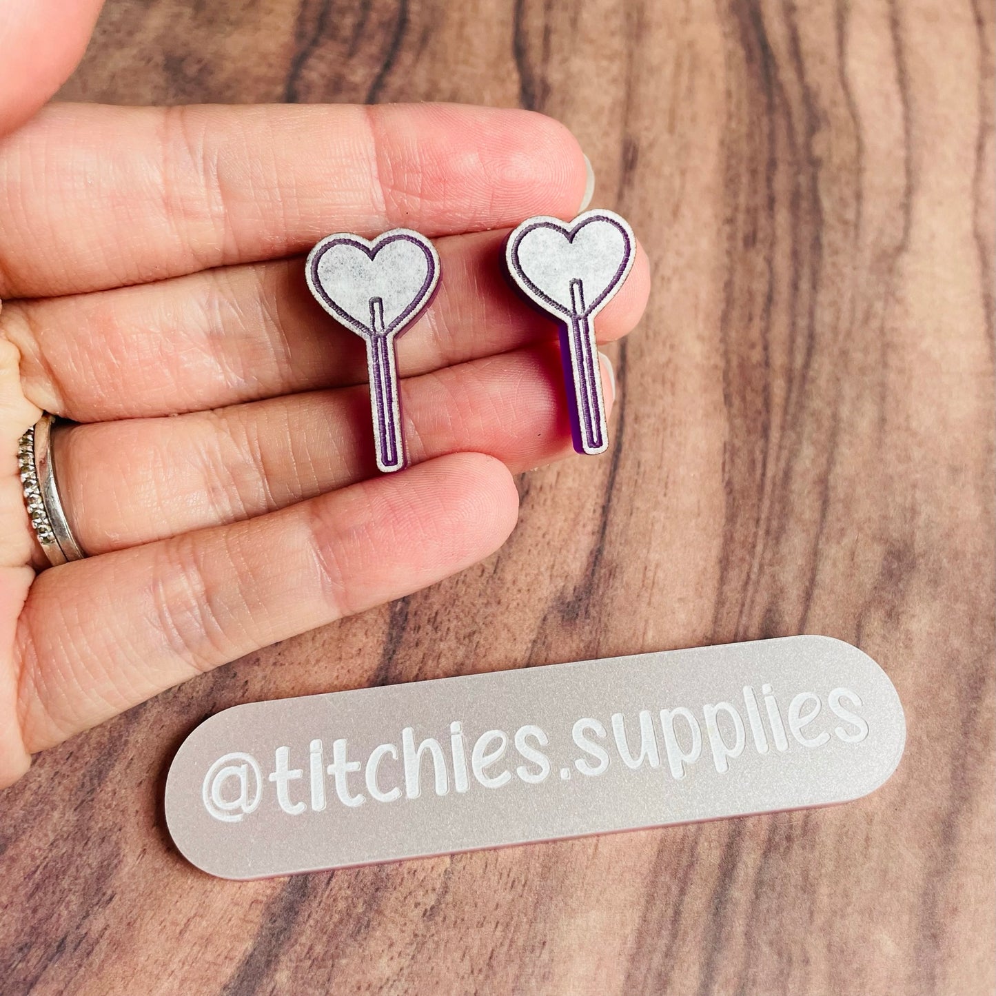 Mini Mould - Plain Heart Lollipop