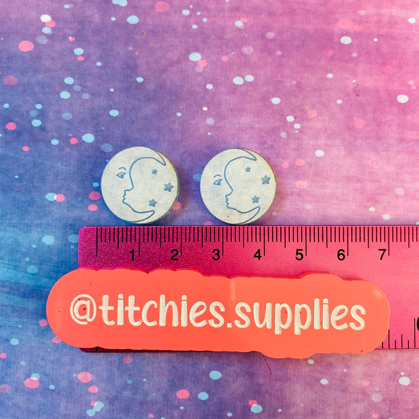 Small Moon and Stars Mould