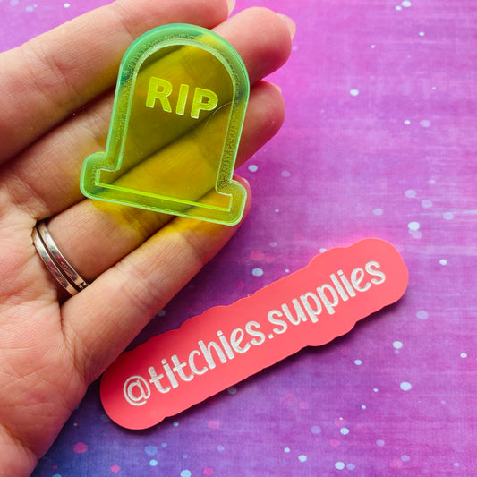 RIP Tombstone Shaker Mould