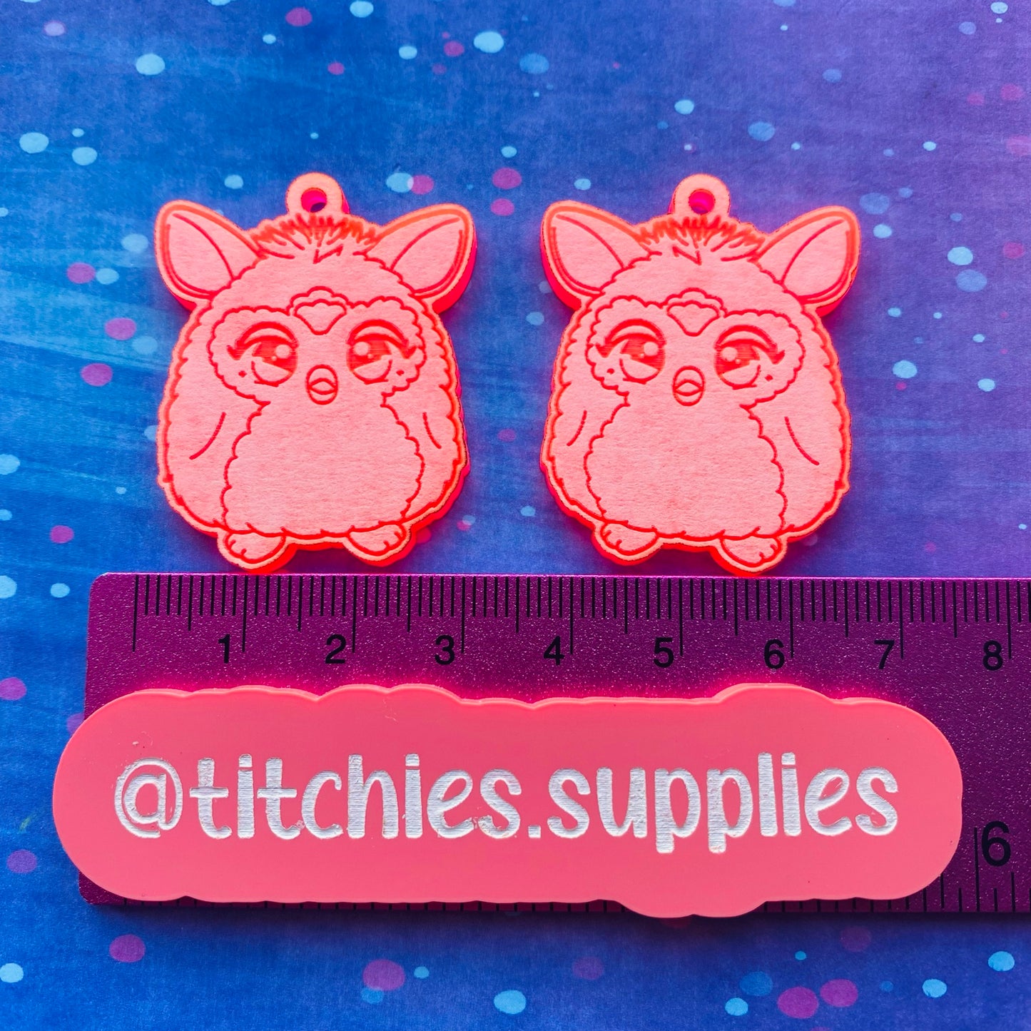 Fluffy Owl Earring Mould