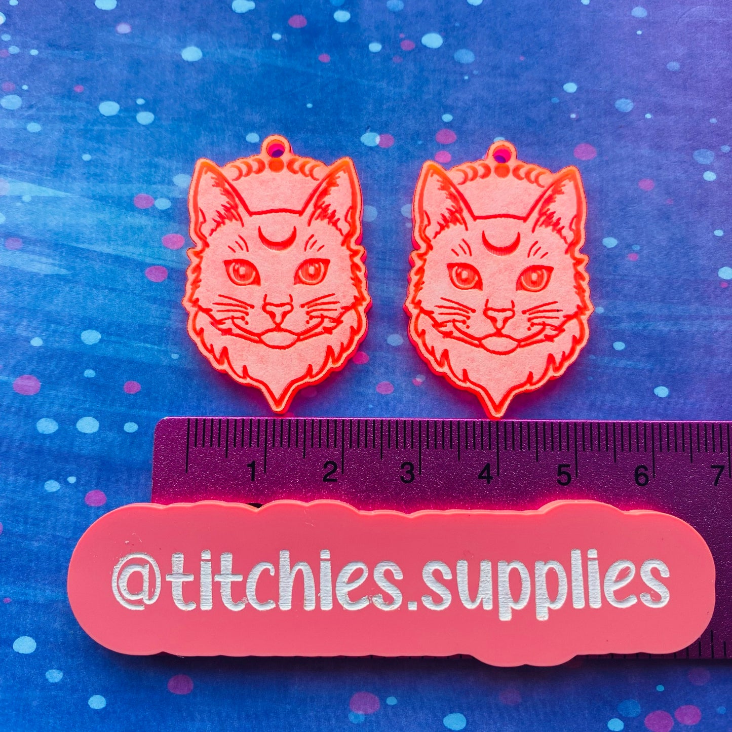 Moon Phase Cat Earring Mould