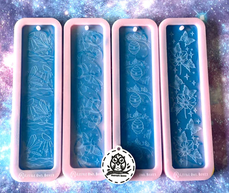 Little Owl Mould - Set of all 4 Beautiful Bugs Bookmarks