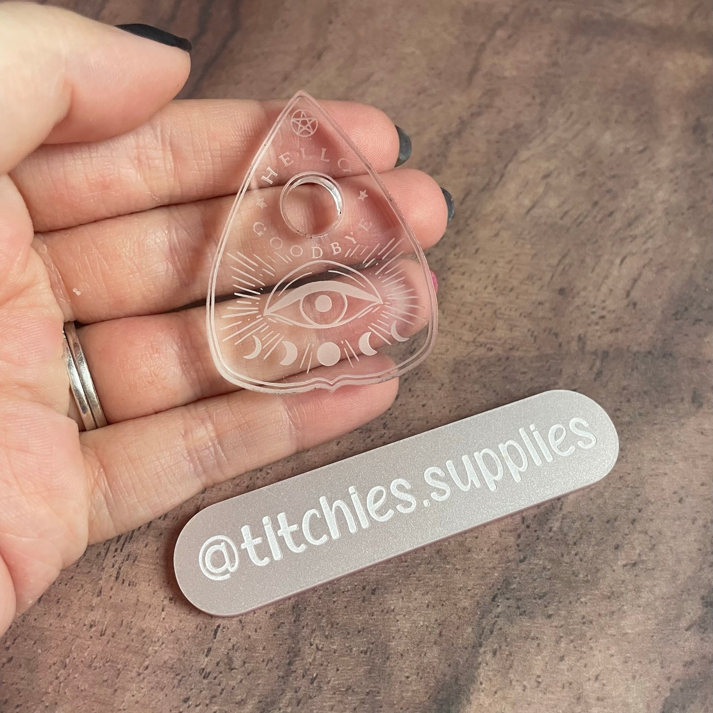 Eye Planchette Cab Mould, 5mm Thick