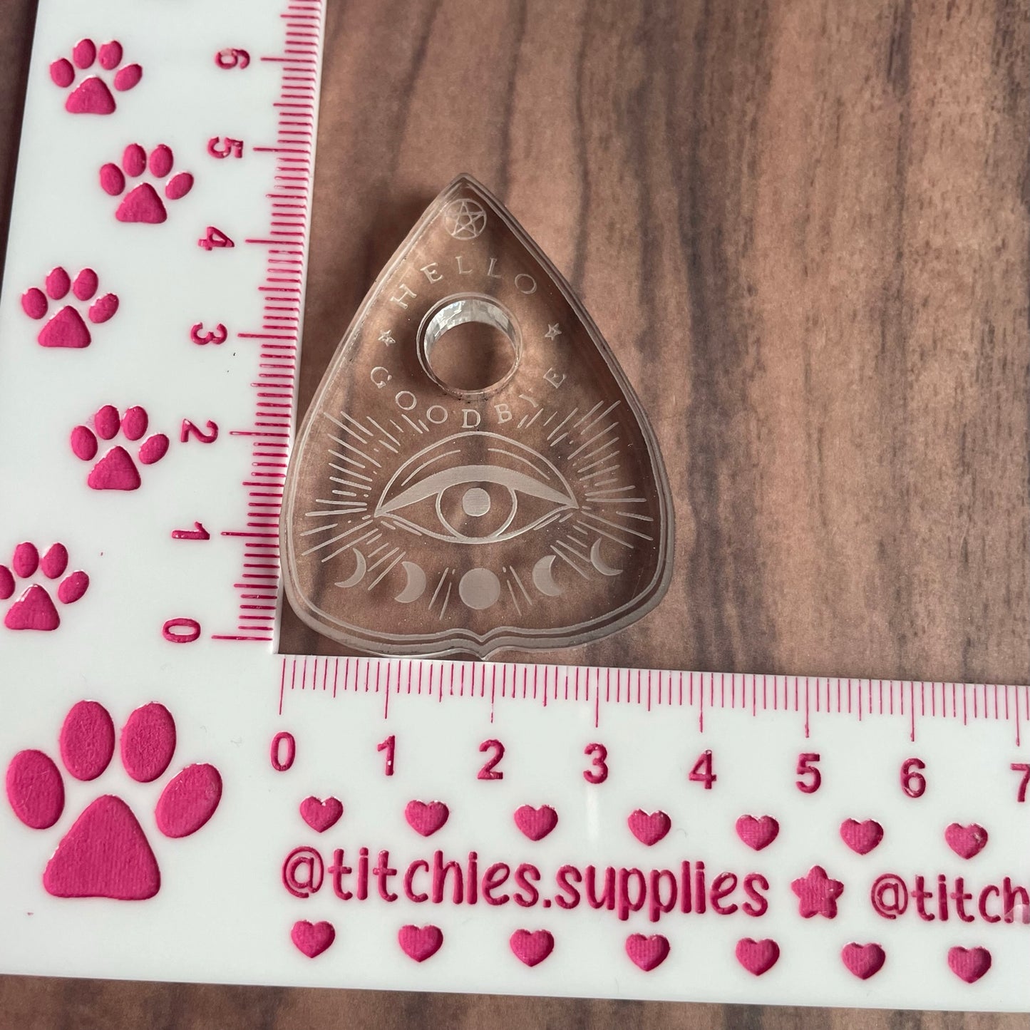 Eye Planchette Cab Mould, 5mm Thick