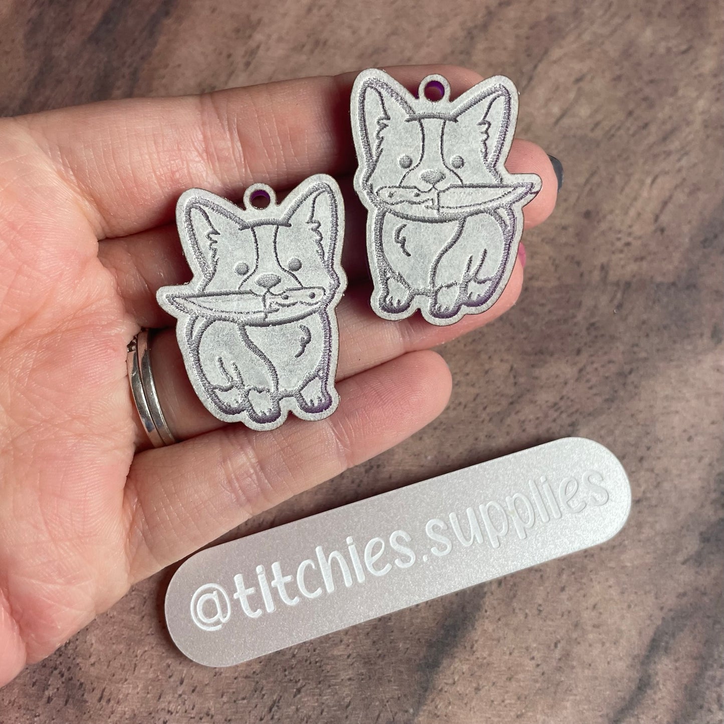 Stabby Corgi Earring Mould