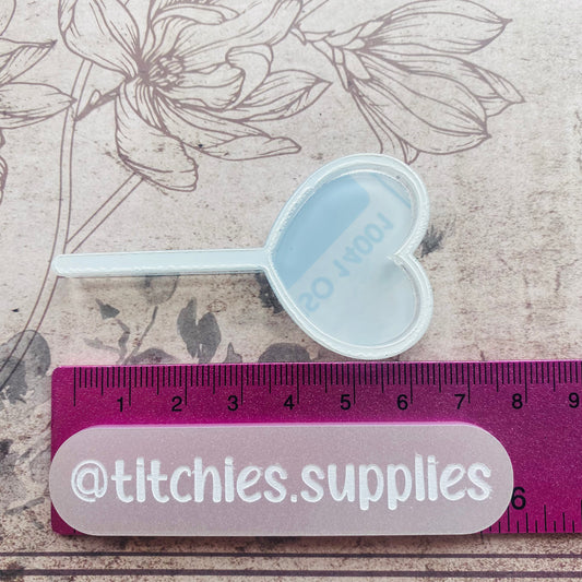 Heart 2 Wand Shaker Mould