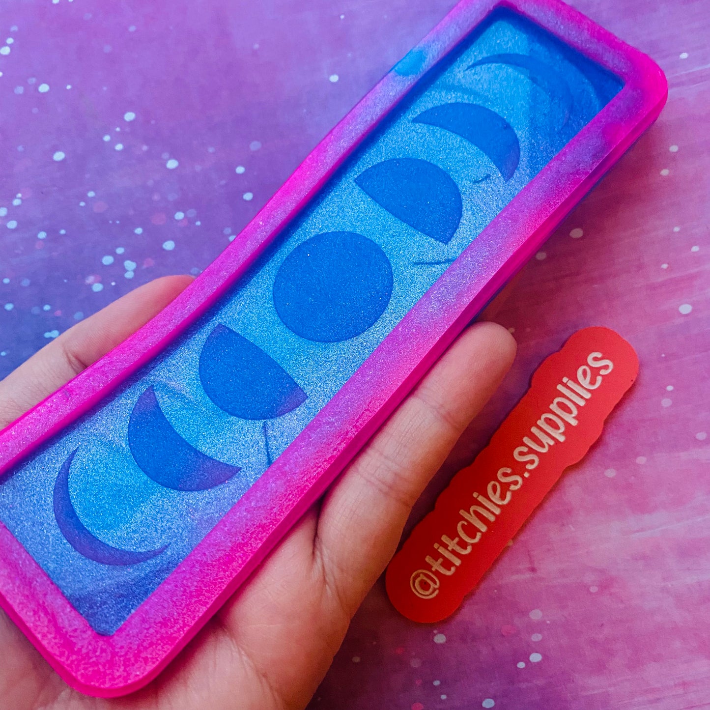 Moon Phase Bookmark Mould