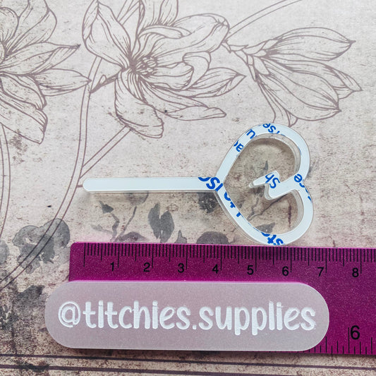 Broken Heart Wand Shaker Mould