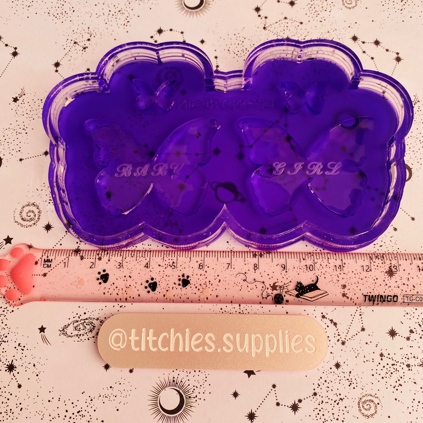 Baby Girl Butterfly Earring Mould