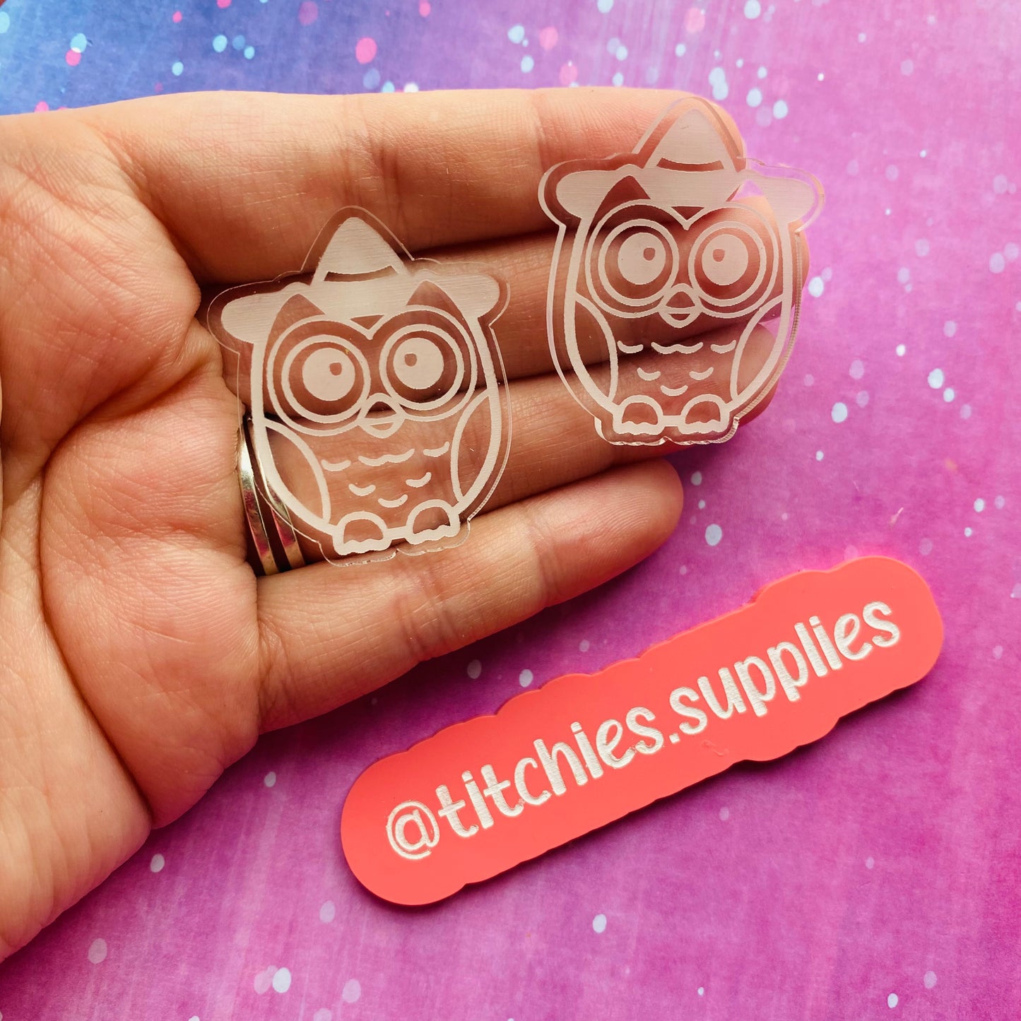 Witch Owl Earring Mould