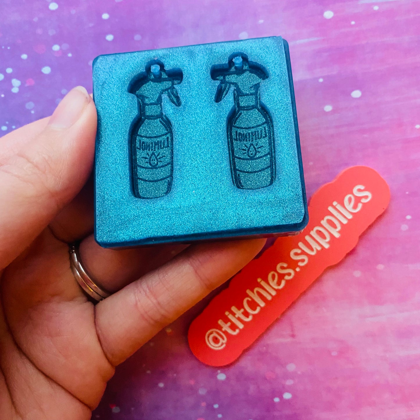 Luminol Bottles Earring Mould