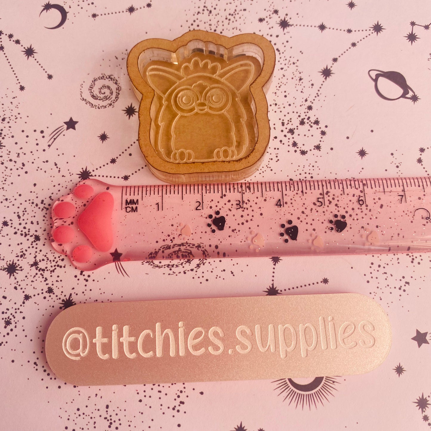 Fluffy Owl Shaker Mould