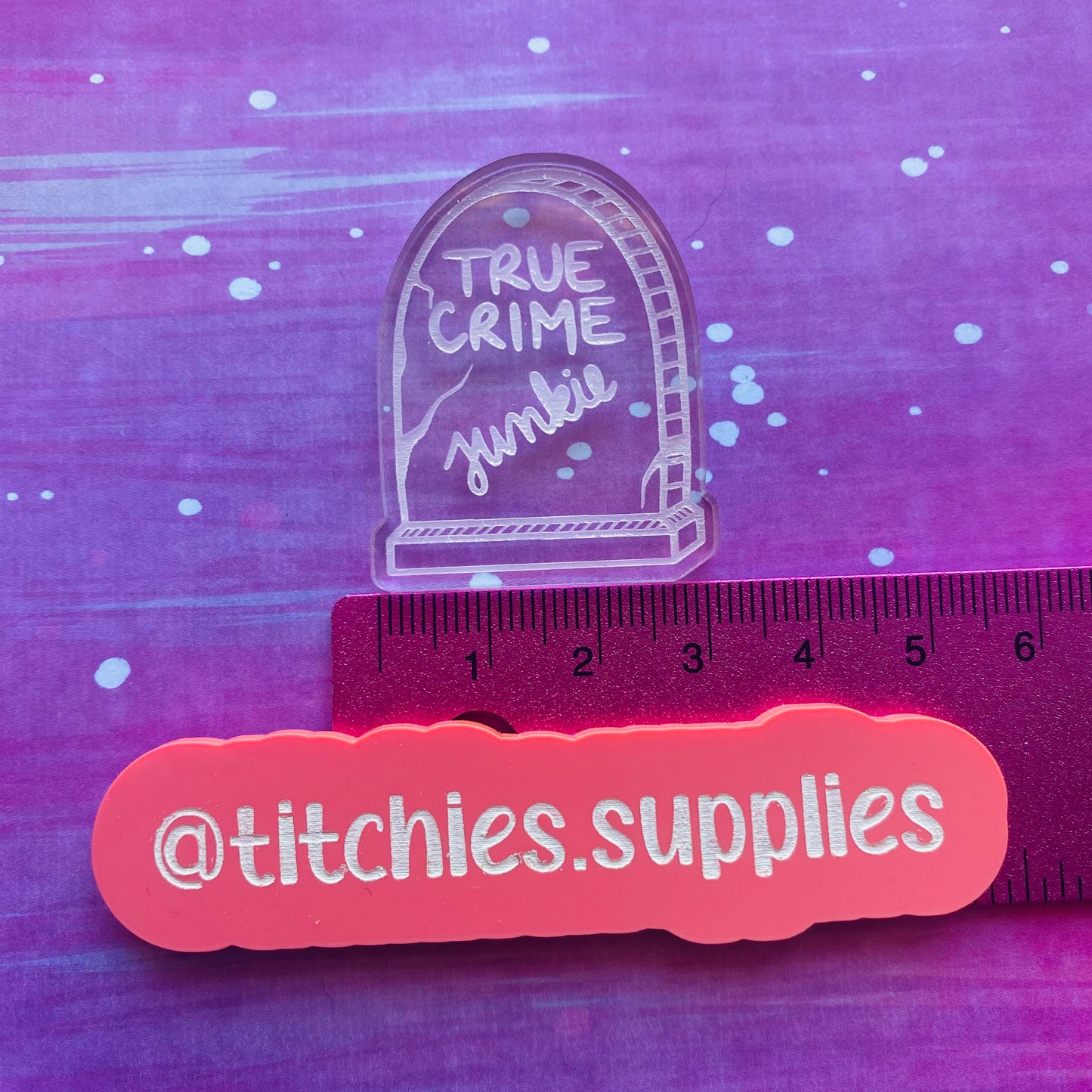 True Crime Mould Collection - Choose The Design, 5mm Thick
