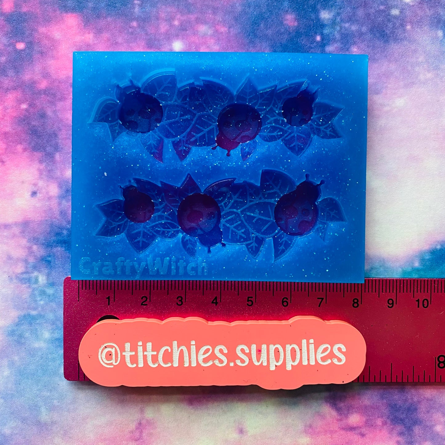 Leafy Lady Bird Hairclip Mould