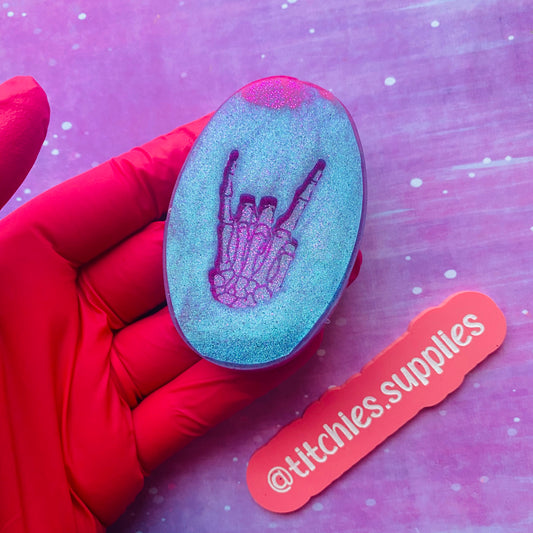 Skeleton Rock and Roll Hand Cab Mould