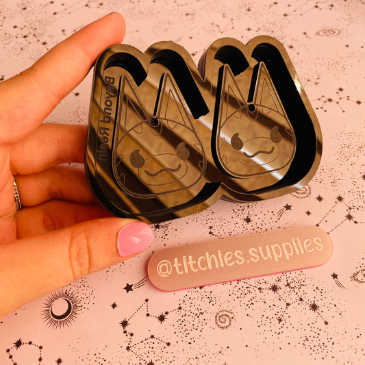 Pointy Bunny Earring Mould