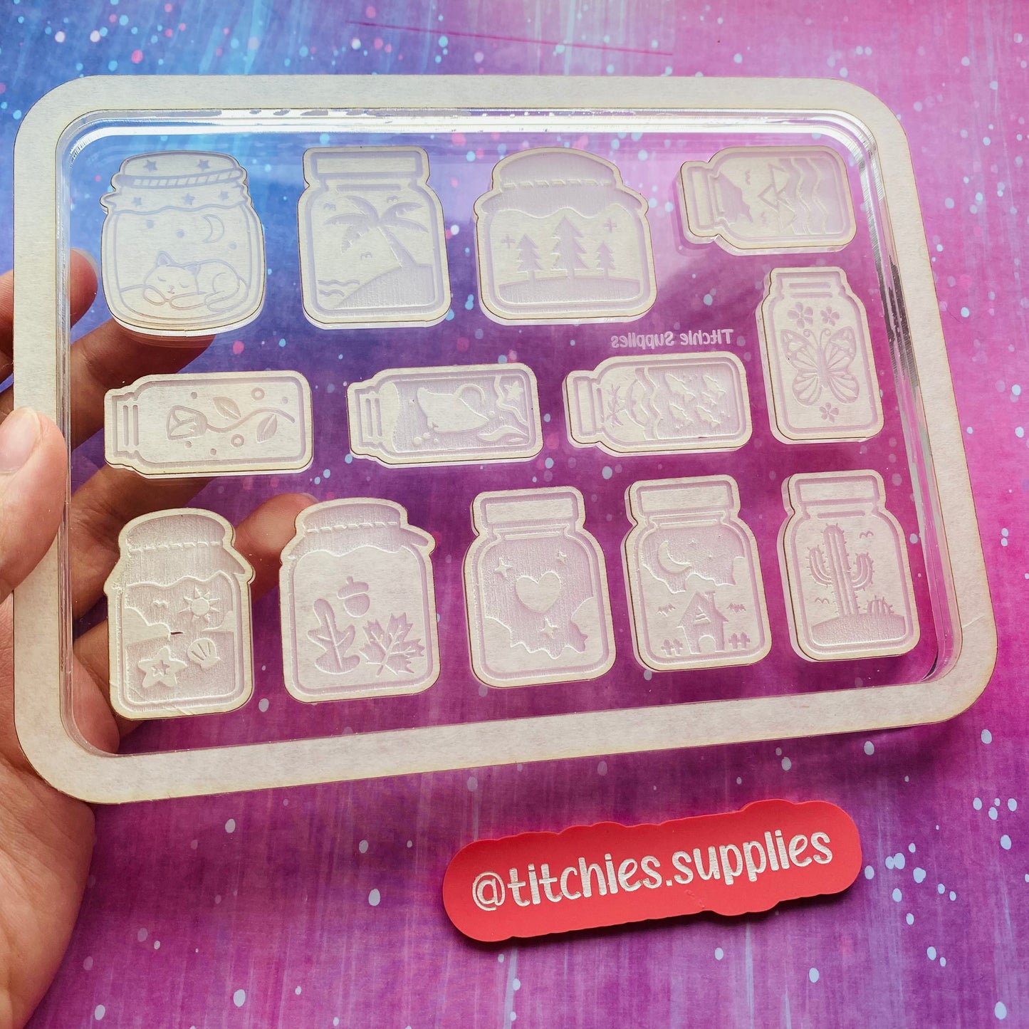 MEGA Mason Jar Palette Mould