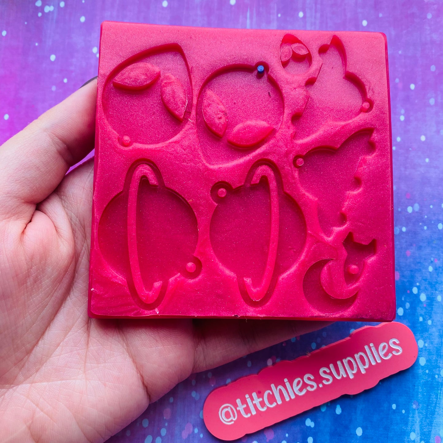 Space Themed Earring Palette Mould